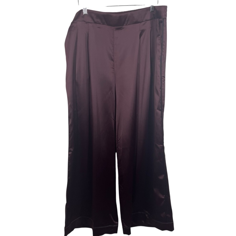 Torrid Wide Leg Satin High Rise Pant Size 2X - Picture 3 of 6